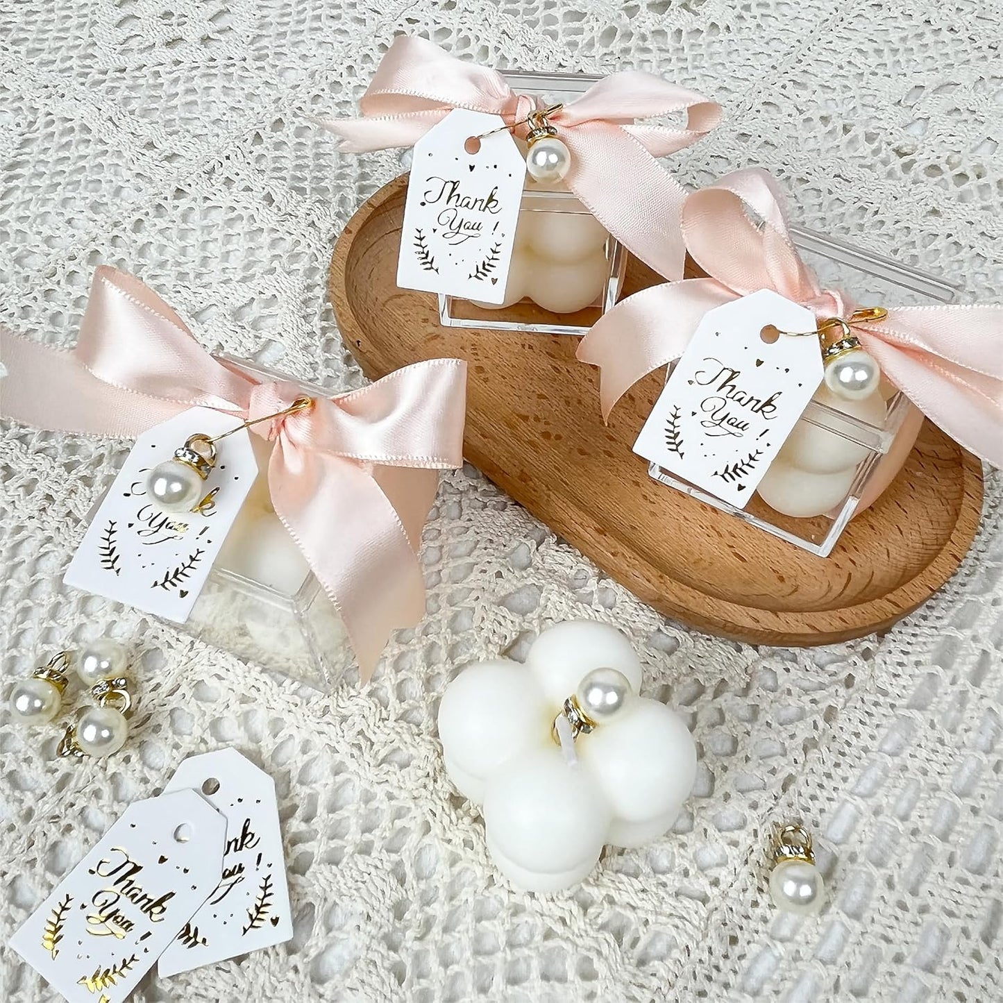 Thuvin Wedding Candle Favors β Set of 10
