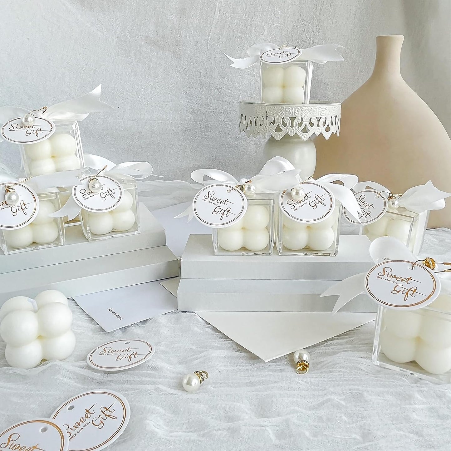 Thuvin Wedding Candle Favors β Set of 10