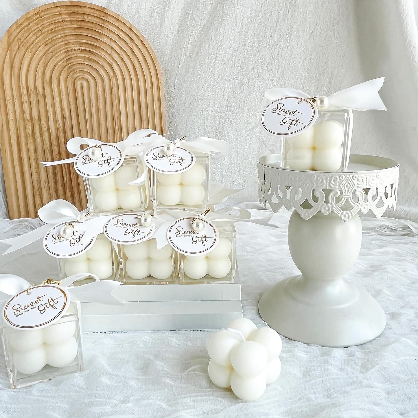 Thuvin Wedding Candle Favors β Set of 10