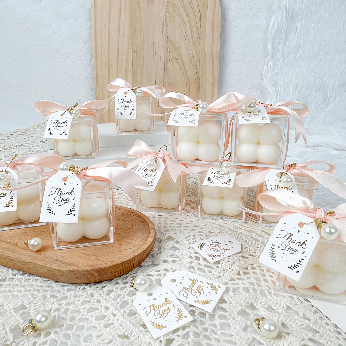 Thuvin Wedding Candle Favors β Set of 10