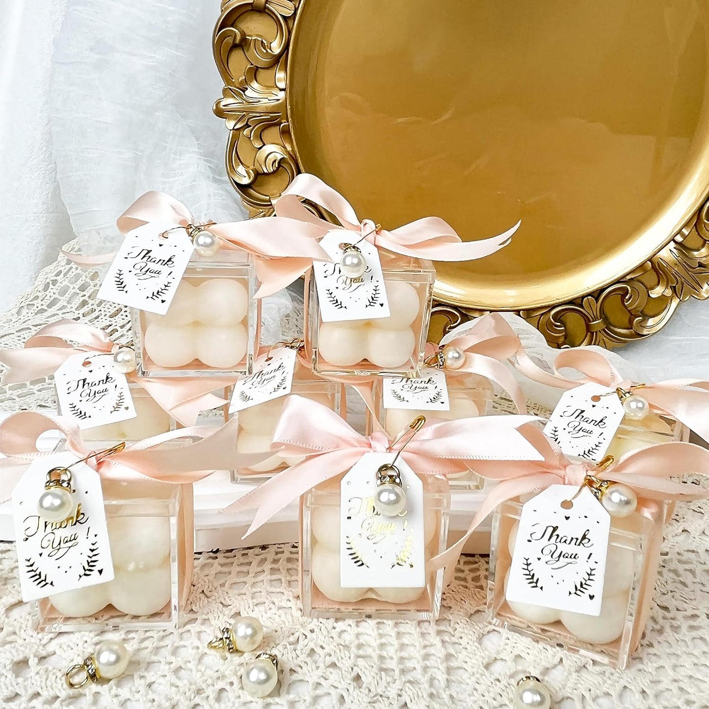 Thuvin Wedding Candle Favors β Set of 10