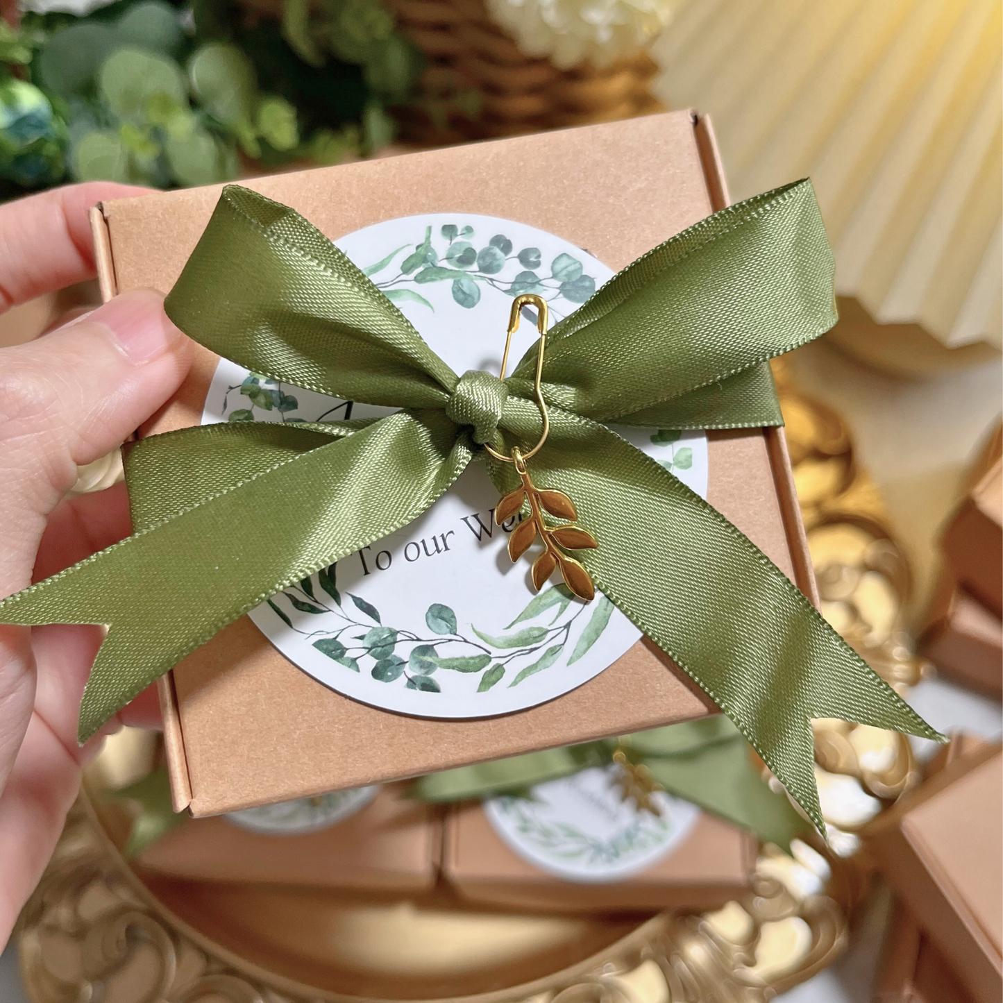 Thuvin Floral Scented Candles Wedding Favors – 10 Pack